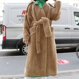 ATELIER DELPHINE Claudia Coat Earth NEW teddy coat